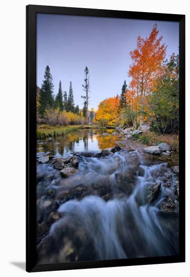 Autumn and Bishop Creek Flow, Eastern Sierras, Bishop California-Vincent James-Framed Photographic Print