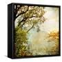 Autumn - Artwork In Painting Style-Maugli-l-Framed Stretched Canvas