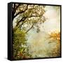 Autumn - Artwork In Painting Style-Maugli-l-Framed Stretched Canvas