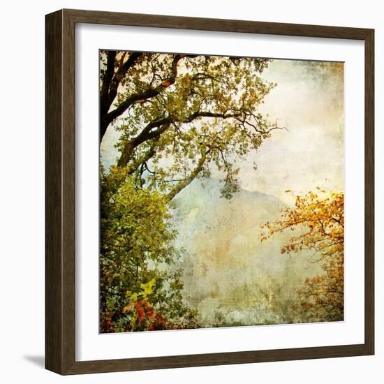 Autumn - Artwork In Painting Style-Maugli-l-Framed Art Print