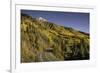 Autumn, aspen trees and Million Dollar Highway, Crystal Lake, Ouray, Colorado-Adam Jones-Framed Premium Photographic Print