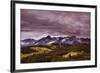 Autumn, aspen trees and Sneffels Range at sunset, Mount Sneffels Wilderness. Colorado-Adam Jones-Framed Premium Photographic Print