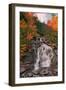 Autumn at Bastion Falls, New York-null-Framed Photographic Print