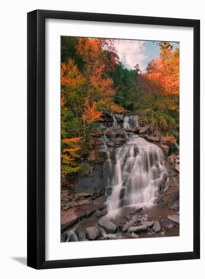 Autumn at Bastion Falls, New York-null-Framed Photographic Print