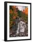 Autumn at Bastion Falls, New York-null-Framed Photographic Print