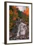 Autumn at Bastion Falls, New York-null-Framed Photographic Print