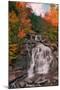 Autumn at Bastion Falls, New York-null-Mounted Photographic Print