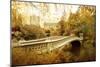 Autumn at Bow Bridge-Jessica Jenney-Mounted Photographic Print