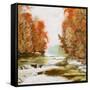 Autumn at Firemen's Park-Bruce Nawrocke-Framed Stretched Canvas