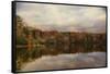 Autumn at Lake Lajoie 1-Jai Johnson-Framed Stretched Canvas