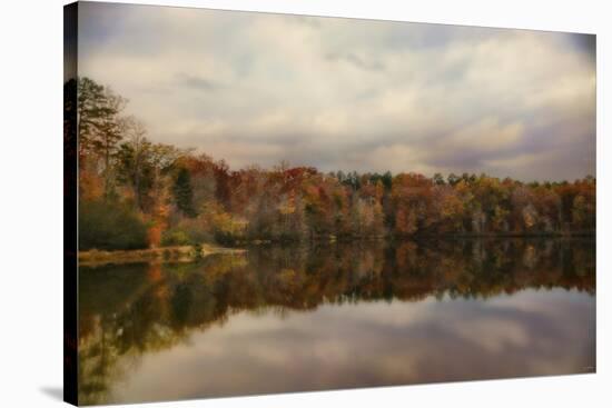 Autumn at Lake Lajoie 1-Jai Johnson-Stretched Canvas