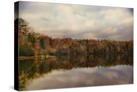 Autumn at Lake Lajoie 1-Jai Johnson-Stretched Canvas