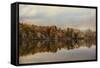 Autumn at Lake Lajoie 2-Jai Johnson-Framed Stretched Canvas