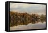 Autumn at Lake Lajoie 2-Jai Johnson-Framed Stretched Canvas