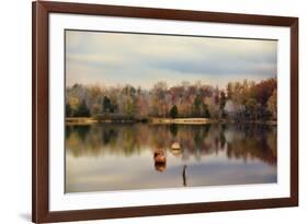 Autumn at Lake Lajoie 3-Jai Johnson-Framed Giclee Print