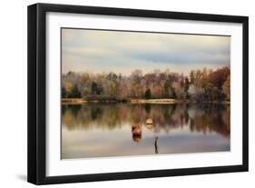 Autumn at Lake Lajoie 3-Jai Johnson-Framed Giclee Print