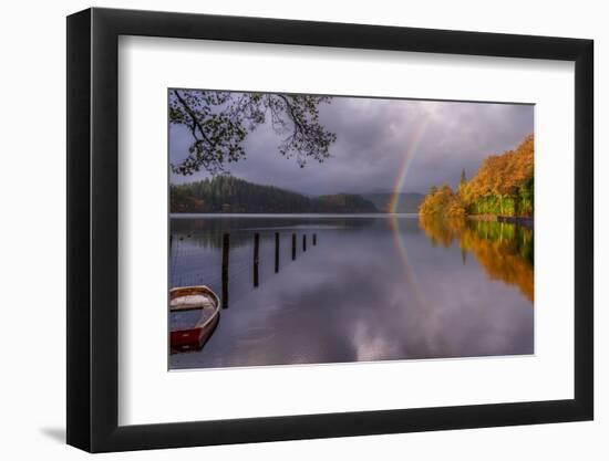 Autumn at Loch Ard, Trossachs, Scotland, United Kingdom, Europe-Karen Deakin-Framed Photographic Print