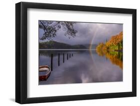 Autumn at Loch Ard, Trossachs, Scotland, United Kingdom, Europe-Karen Deakin-Framed Photographic Print