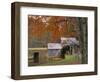 Autumn at Mabry Mill, Blue Ridge Parkway, Virginia, USA-Charles Gurche-Framed Photographic Print
