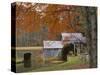 Autumn at Mabry Mill, Blue Ridge Parkway, Virginia, USA-Charles Gurche-Stretched Canvas