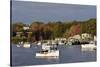 Autumn at New Harbor, Maine, USA-Michel Hersen-Stretched Canvas