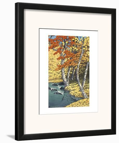 Autumn at Oirase (Oirase no aki), 1933-Kawase Hasui-Framed Art Print