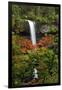 Autumn at South Falls, Silver Falls State Park, Oregon, USA-Michel Hersen-Framed Photographic Print