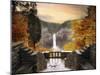 Autumn at Taughannock-Jessica Jenney-Mounted Giclee Print