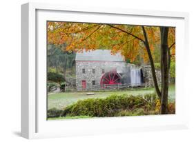 Autumn at the Grist Mill-Michael Blanchette-Framed Photographic Print