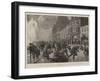 Autumn at the Seaside, a Stormy Day on the Parade at Hastings-Robert Barnes-Framed Giclee Print