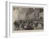 Autumn at the Seaside, a Stormy Day on the Parade at Hastings-Robert Barnes-Framed Giclee Print