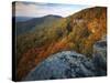 Autumn at White Rocks, Ozark-St. Francis National Forest, Arkansas, USA-Charles Gurche-Stretched Canvas