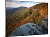 Autumn at White Rocks, Ozark-St. Francis National Forest, Arkansas, USA-Charles Gurche-Mounted Premium Photographic Print