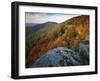 Autumn at White Rocks, Ozark-St. Francis National Forest, Arkansas, USA-Charles Gurche-Framed Photographic Print