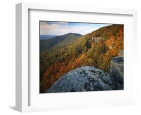 Autumn at White Rocks, Ozark-St. Francis National Forest, Arkansas, USA-Charles Gurche-Framed Photographic Print