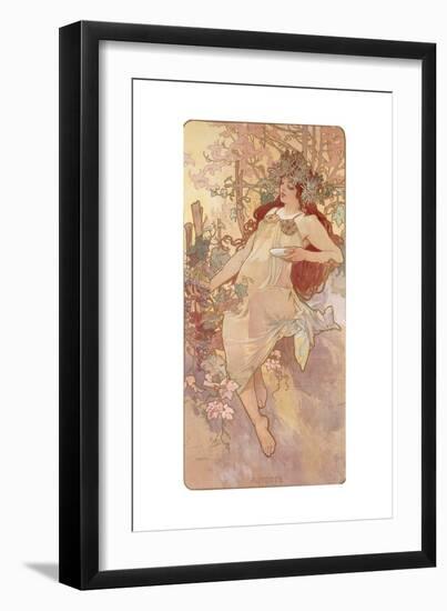 Autumn; Automne, C.1896-Alphonse Mucha-Framed Giclee Print