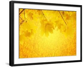 Autumn Background-frenta-Framed Art Print