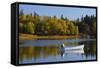 Autumn, Bass Harbor, Mount Desert Island, Maine, USA-Michel Hersen-Framed Stretched Canvas