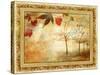 Autumn - Beautiful Painting In Gilded Frame-Maugli-l-Stretched Canvas