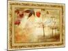 Autumn - Beautiful Painting In Gilded Frame-Maugli-l-Mounted Art Print