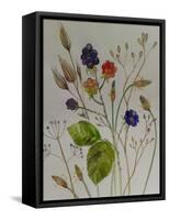 Autumn Berries-Sarah Thompson-Engels-Framed Stretched Canvas