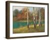 Autumn Birch-null-Framed Art Print