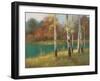 Autumn Birch-null-Framed Art Print