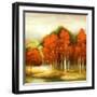 Autumn Birchwood I-Michael Marcon-Framed Art Print