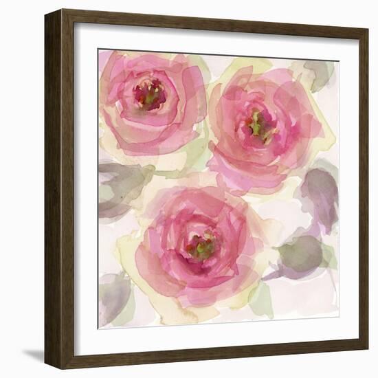 Autumn Blooms II-Marabeth Quin-Framed Art Print