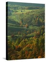 Autumn, Blue Ridge Parkway, Virginia, USA-Charles Gurche-Stretched Canvas