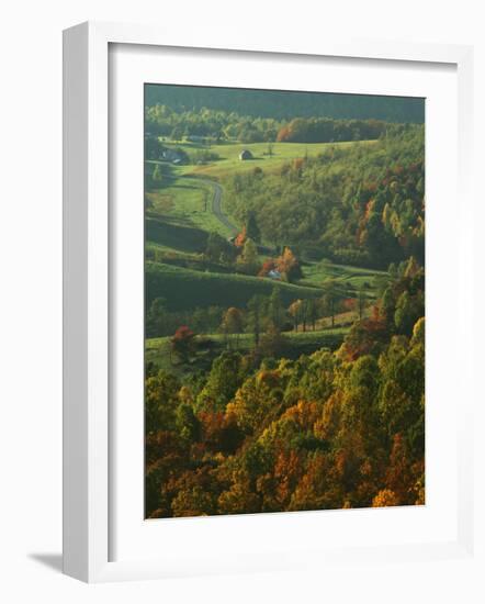 Autumn, Blue Ridge Parkway, Virginia, USA-Charles Gurche-Framed Photographic Print