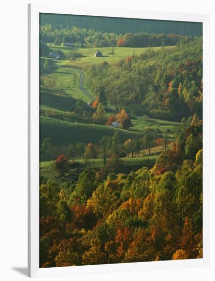 Autumn, Blue Ridge Parkway, Virginia, USA-Charles Gurche-Framed Photographic Print