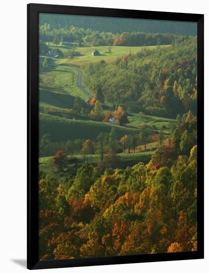 Autumn, Blue Ridge Parkway, Virginia, USA-Charles Gurche-Framed Photographic Print