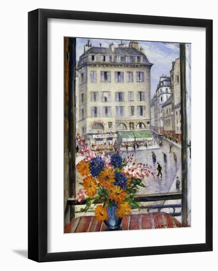 Autumn Bouquet; View from a Paris Window-Christopher Richard Wynne Nevinson-Framed Giclee Print